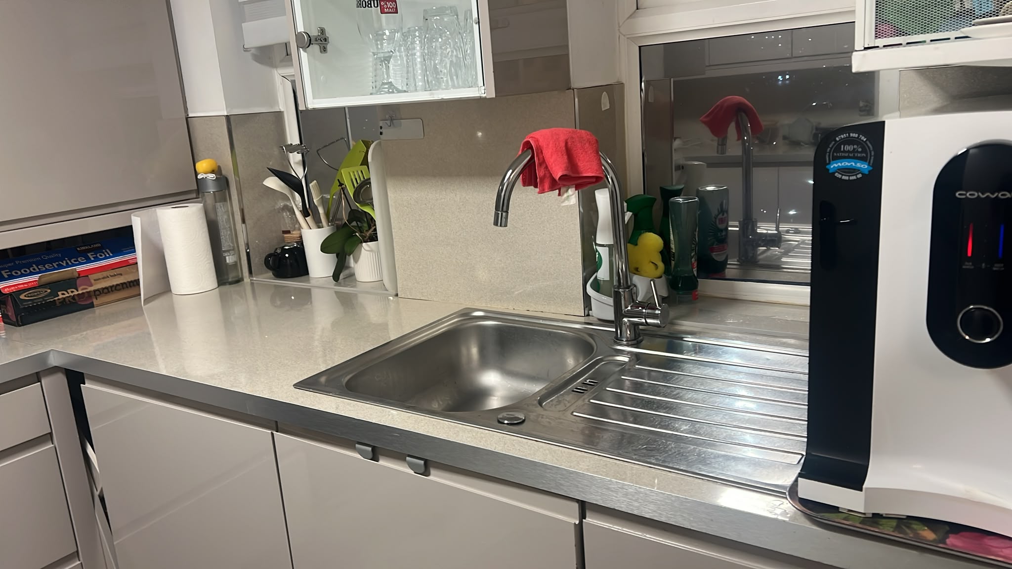 Cleaning work